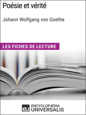 cover image of Poésie et vérité de Goethe